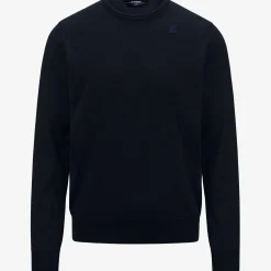 K-WAY Sebastien Merino - Knitwear - Pullover - Man - Blue Depth Discount
