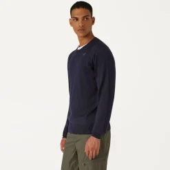 K-WAY Sebastien Merino - Knitwear - Pullover - Man - Blue Depth Discount