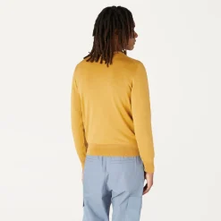 K-WAY Sebastien Merino - Knitwear - Pullover - Man - Yellow Sunflower Clearance