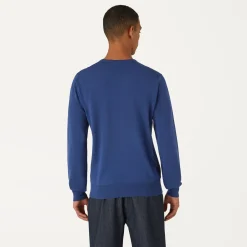 K-WAY Sebastien Merino - Knitwear - Pullover - Man - Blue Medieval Store