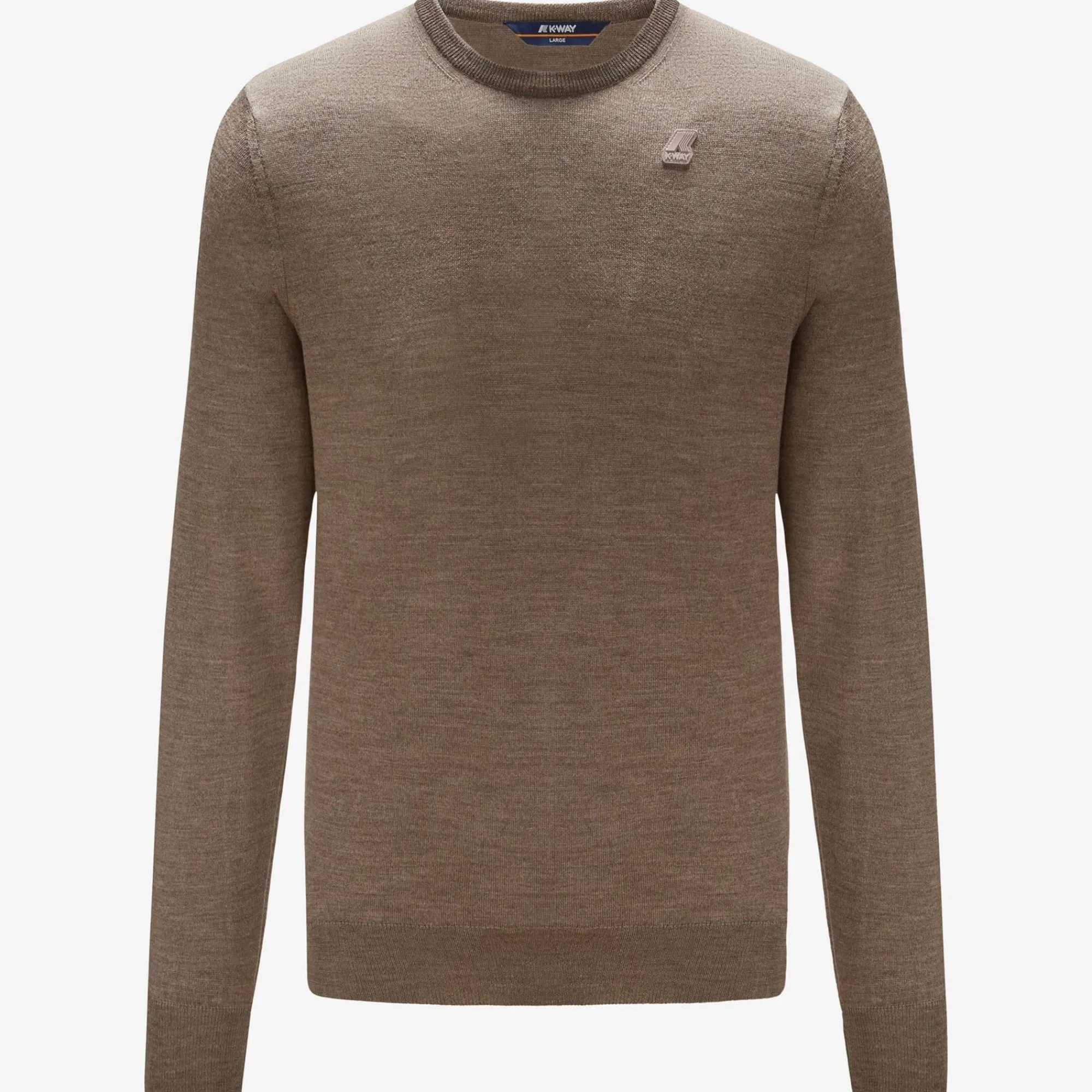K-WAY Sebastien Merino - Knitwear - Pullover - Man - Beige Taupe Fashion