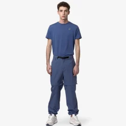 K-WAY Sepaux - Pants - Cargo - Man - Blue Fiord Best Sale