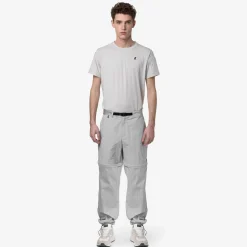 K-WAY Sepaux - Pants - Cargo - Man - Grey Ash Outlet