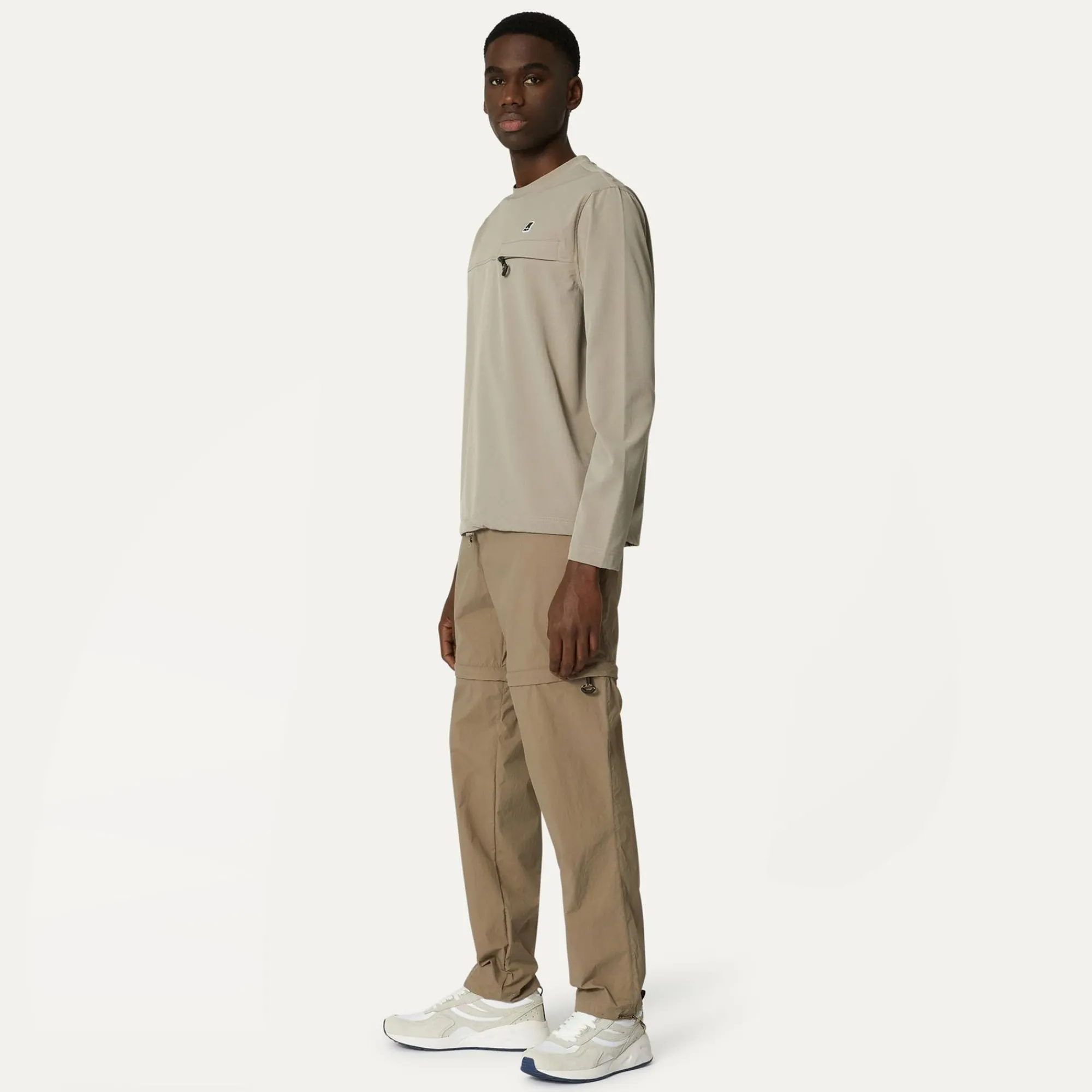 K-WAY Sepaux - Pants - Cargo - Man - Beige Taupe Hot