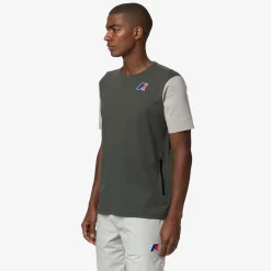 K-WAY Seril Lf - T-Shirtstop - T-Shirt - Unisex - Green B-Beige L Shop