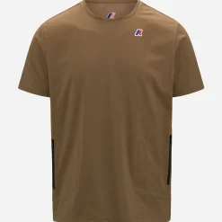 K-WAY Seril Travel - T-Shirtstop - T-Shirt - Unisex - Brown Corda Discount