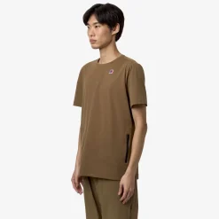 K-WAY Seril Travel - T-Shirtstop - T-Shirt - Unisex - Brown Corda Shop