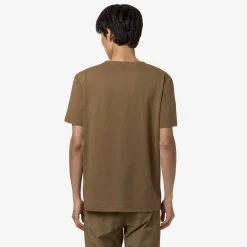 K-WAY Seril Travel - T-Shirtstop - T-Shirt - Unisex - Brown Corda Shop
