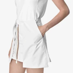 K-WAY Shokiel Pockets Bonded Jersey - Skirts - Short - Woman - White-Grey Cheap