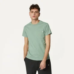 K-WAY Sigur - T-Shirtstop - T-Shirt - Man - Green Fjord Flash Sale