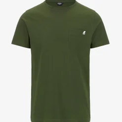 K-WAY Sigur - T-Shirtstop - T-Shirt - Man - Green Cypress Discount
