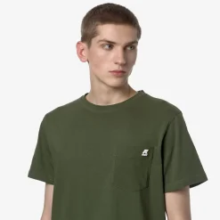 K-WAY Sigur - T-Shirtstop - T-Shirt - Man - Green Cypress Discount