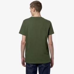 K-WAY Sigur - T-Shirtstop - T-Shirt - Man - Green Cypress Discount