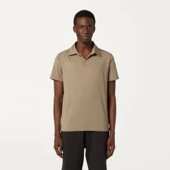 K-WAY Slievot - T-Shirtstop - Polo - Man - Beige Taupe Best Sale