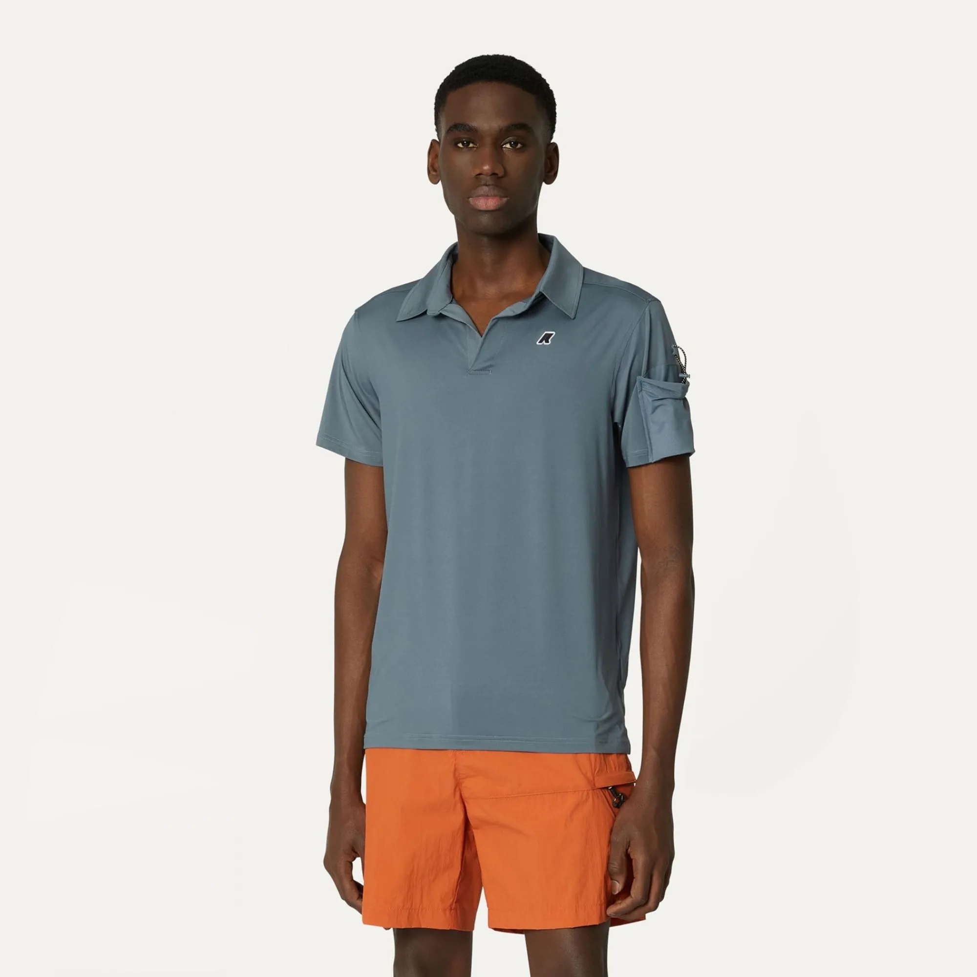 K-WAY Slievot - T-Shirtstop - Polo - Man - Grey Everest Fashion
