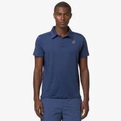 K-WAY Slievot - T-Shirtstop - Polo - Man - Blue Fiord Shop