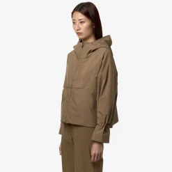 K-WAY Soille Clean Look 3L - Jackets - Short - Woman - Brown Corda-Red Dk Best Sale