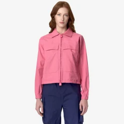 K-WAY Soi-Shell - Jackets - Short - Woman - Pink Camellia Cheap