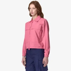 K-WAY Soi-Shell - Jackets - Short - Woman - Pink Camellia Cheap
