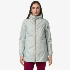 K-WAY Sophie Plus.2 Reversible - Jackets - Mid - Woman - Grey S-White Clearance