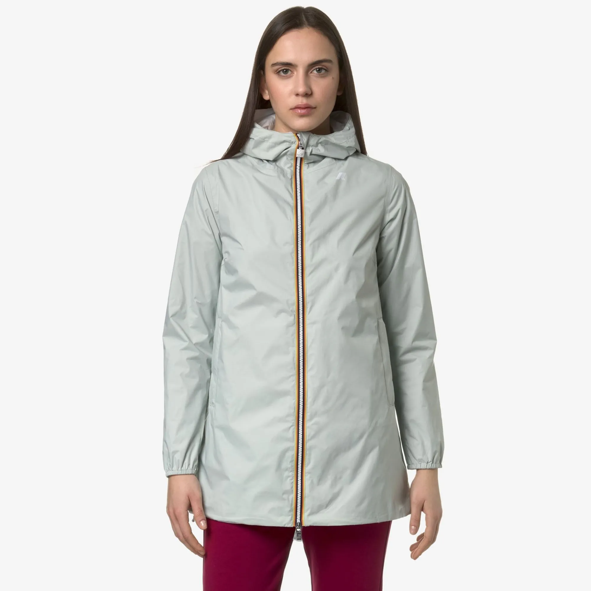 K-WAY Sophie Plus.2 Reversible - Jackets - Mid - Woman - Grey S-White Clearance