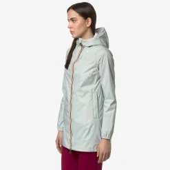K-WAY Sophie Plus.2 Reversible - Jackets - Mid - Woman - Grey S-White Clearance