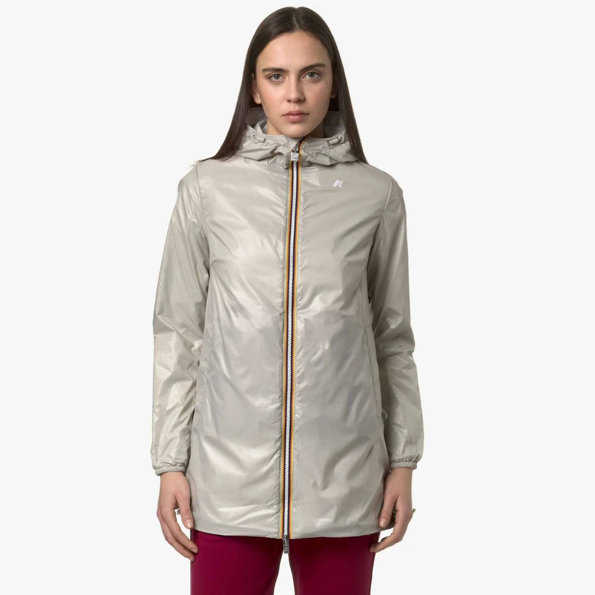 K-WAY Sophie Plus.2 Reversible - Jackets - Mid - Woman - White-Beige Sale