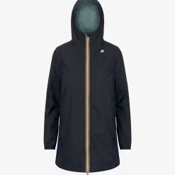 K-WAY Sophie Plus.2 Reversible - Jackets - Mid - Woman - Blue D-Green P Clearance