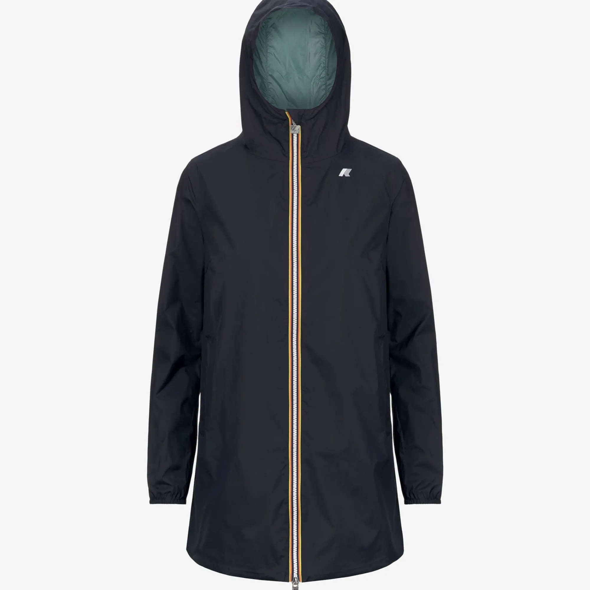K-WAY Sophie Plus.2 Reversible - Jackets - Mid - Woman - Blue D-Green P Clearance