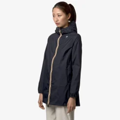K-WAY Sophie Plus.2 Reversible - Jackets - Mid - Woman - Blue D-Green P Clearance