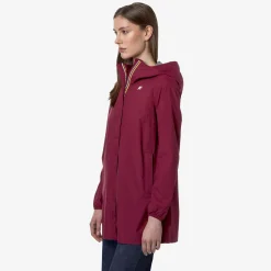 K-WAY Sophie Stretch Dot - Jackets - Mid - Woman - Red Dk Hot