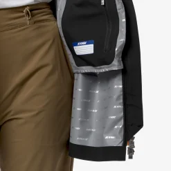 K-WAY Sophie Stretch Dot - Jackets - Mid - Woman - Black Pure Cheap