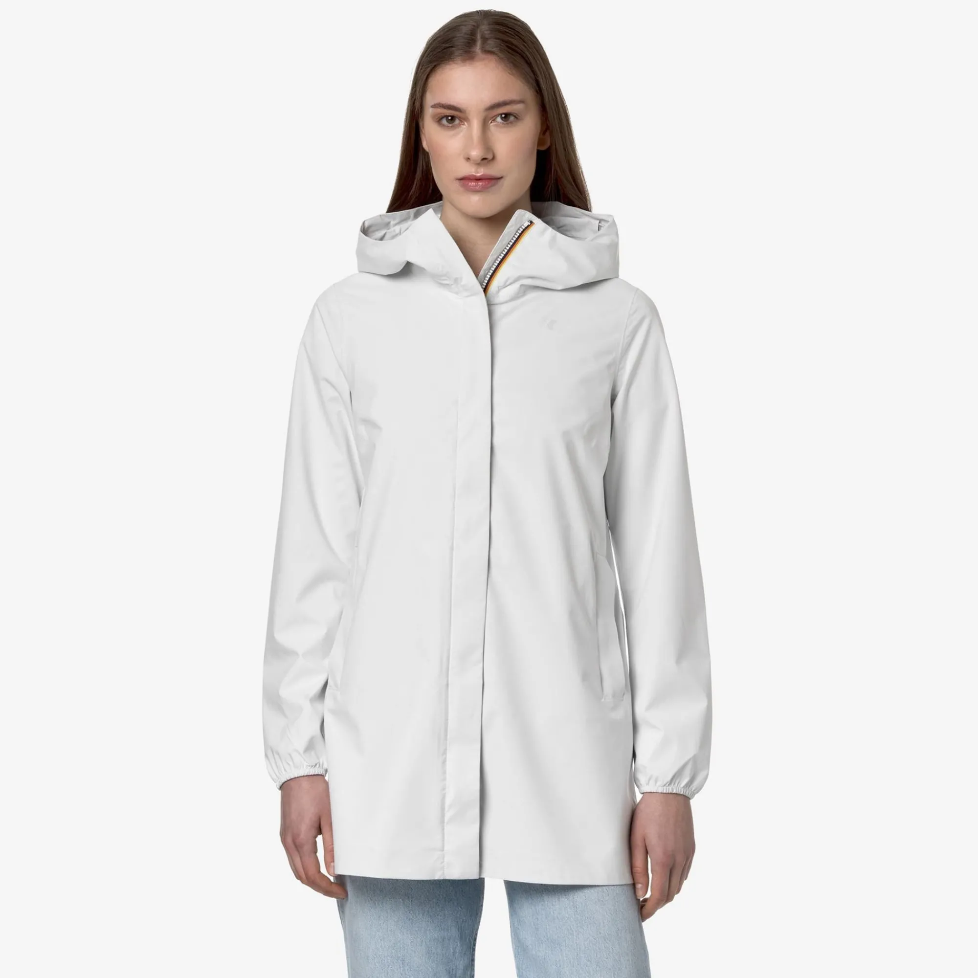 K-WAY Sophie Stretch Dot - Jackets - Mid - Woman - White New
