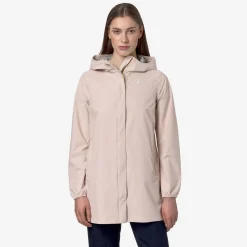 K-WAY Sophie Stretch Dot - Jackets - Mid - Woman - Pink Gardenia Cheap