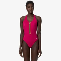 K-WAY Sylvie Beach - Bathing Suits - Swimsuit - Woman - Red Rubine Store