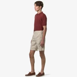 K-WAY Theon - Shorts - Chino - Man - Beige Lt Flash Sale