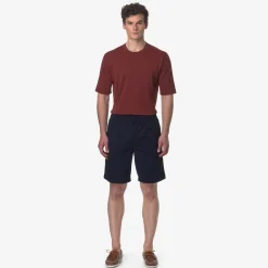 K-WAY Theon - Shorts - Chino - Man - Blue Depth Cheap