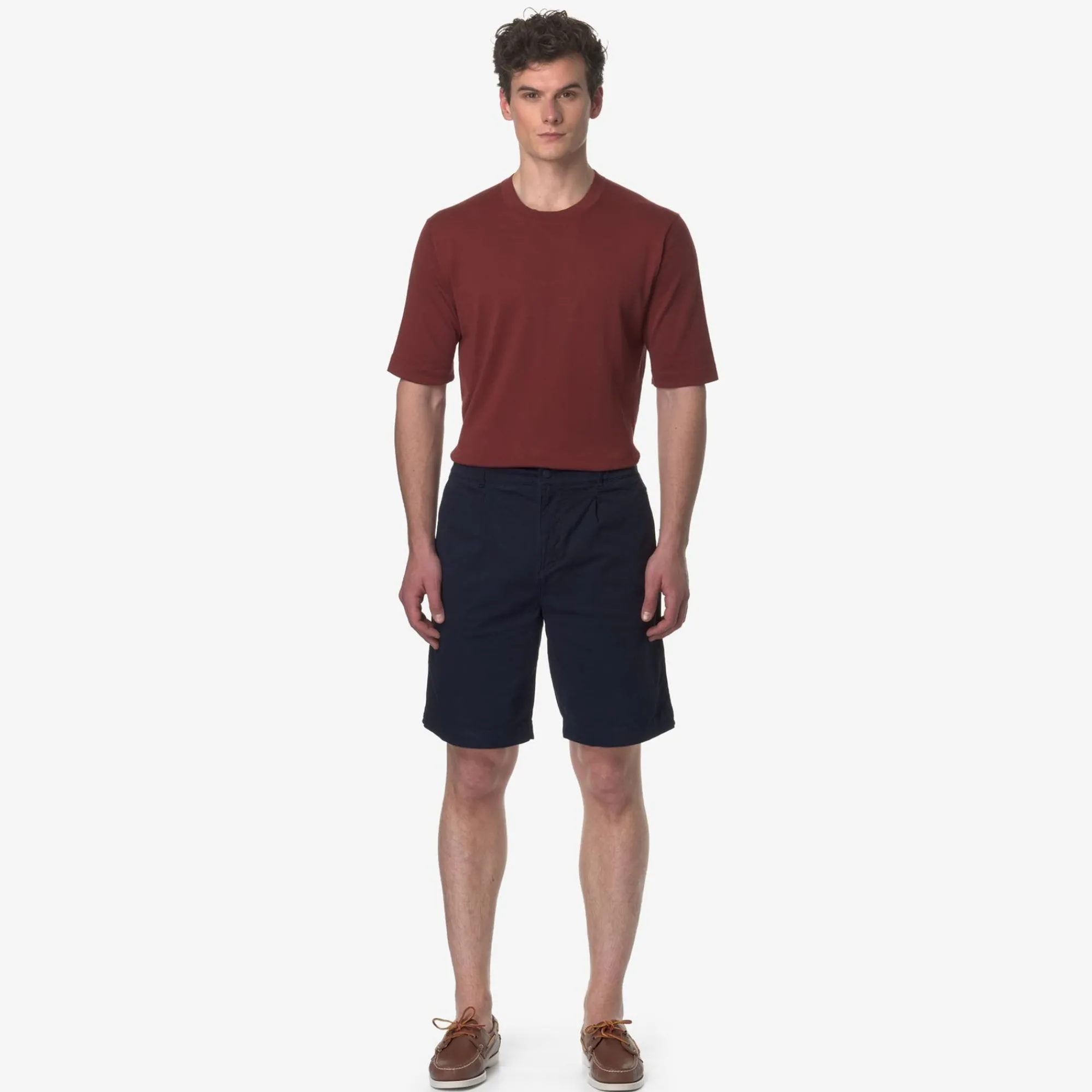 K-WAY Theon - Shorts - Chino - Man - Blue Depth Cheap