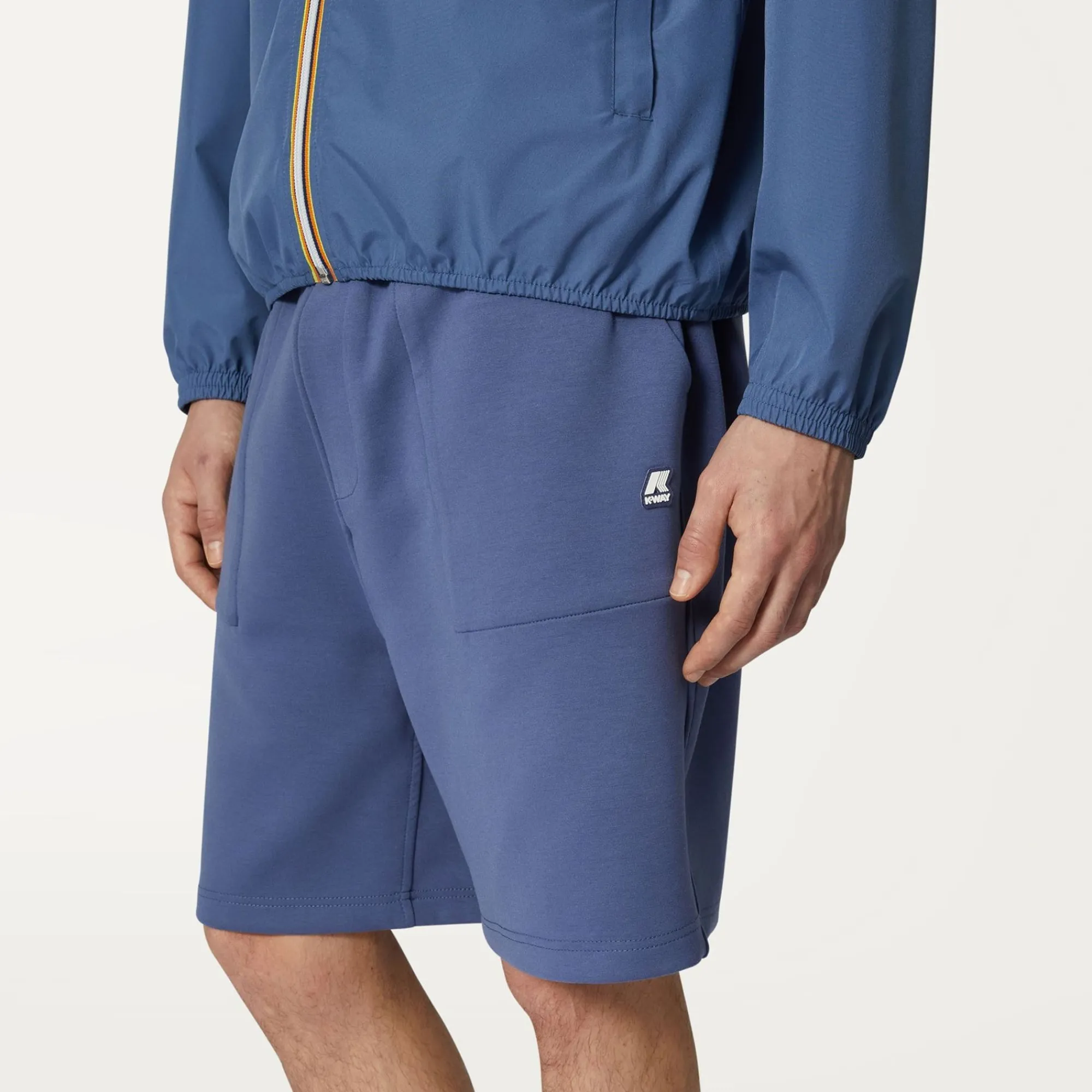 K-WAY Theotime Light Spacer - Shorts - Sportshorts - Man - Blue Indigo Cheap