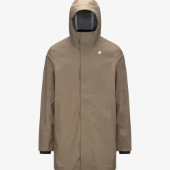 K-WAY Tommy Bonded Jersey - Jackets - 3/4 Length - Man - Beige Taupe Clearance
