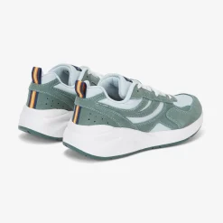 K-WAY Training 3.0 Laces - Sport Shoes - Low Cut - Unisex - Grey Lt-Green Laurel-White Sale