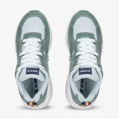 K-WAY Training 3.0 Laces - Sport Shoes - Low Cut - Unisex - Grey Lt-Green Laurel-White Sale