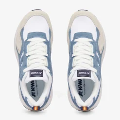 K-WAY Training 3.0 Laces - Sport Shoes - Low Cut - Unisex - White-Azure Blizzard-Beige Lt-Blue Depth Cheap
