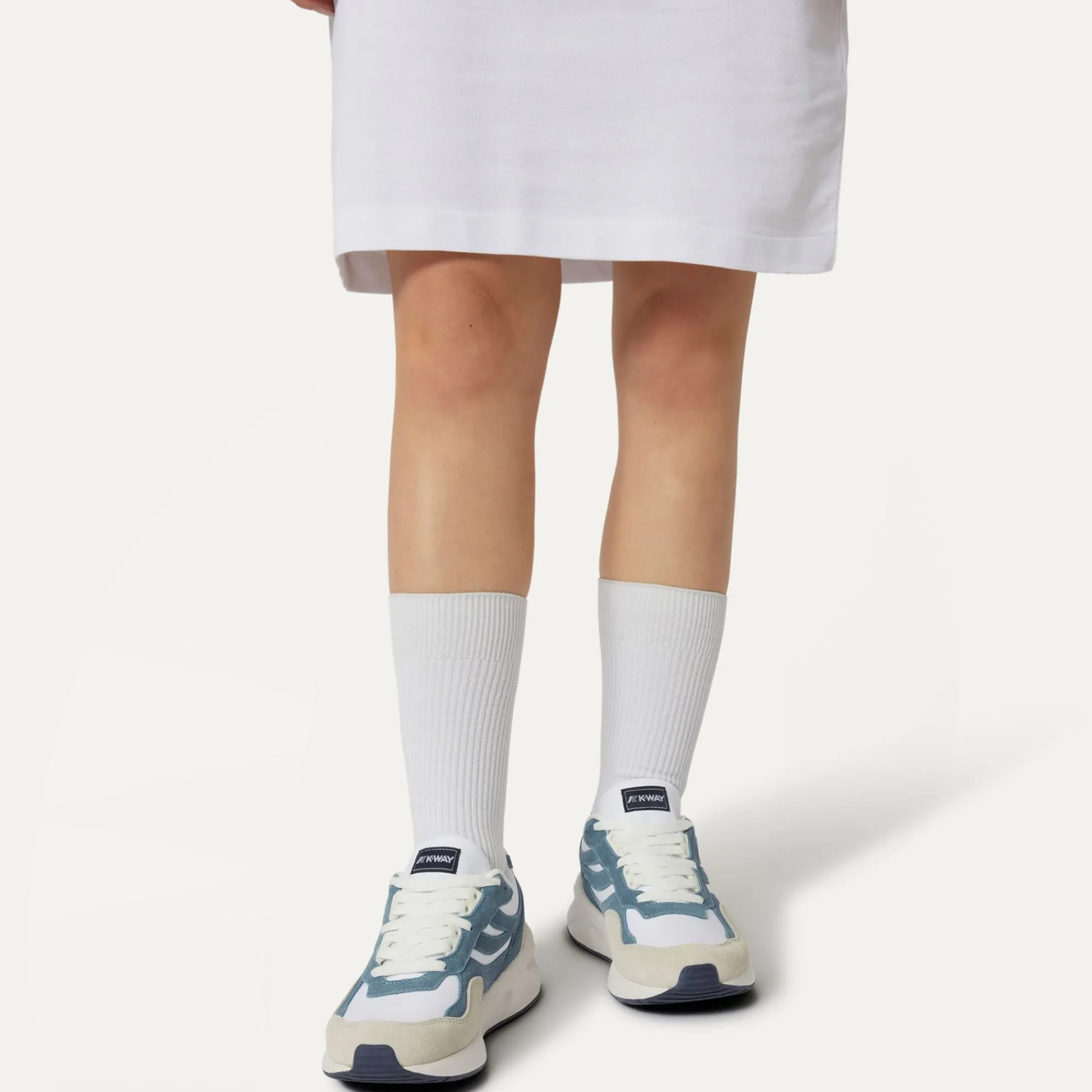 K-WAY Training 3.0 Laces - Sport Shoes - Low Cut - Unisex - White-Azure Blizzard-Beige Lt-Blue Depth Cheap