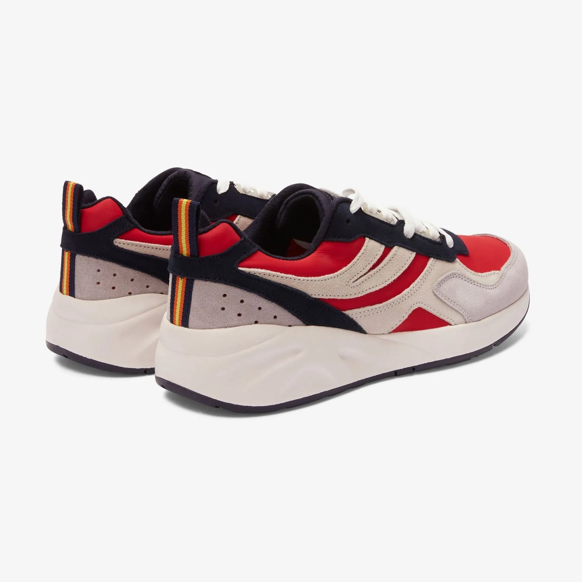 K-WAY Training 3.0 Laces - Sport Shoes - Low Cut - Unisex - Red-Lt Gray-White-Blu Navy Best Sale