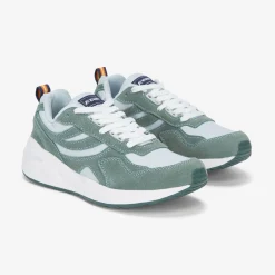 K-WAY Training 3.0 Laces - Sport Shoes - Low Cut - Unisex - Grey Lt-Green Laurel-White Outlet