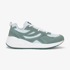 K-WAY Training 3.0 Laces - Sport Shoes - Low Cut - Unisex - Grey Lt-Green Laurel-White Outlet