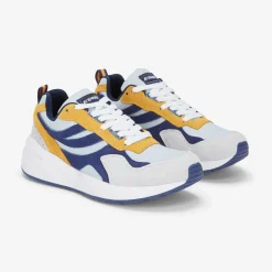 K-WAY Training 3.0 Laces - Sport Shoes - Low Cut - Unisex - Grey Lt-Blue Medieval-Yellow Sunflower Discount