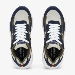 K-WAY Training 3.0 Laces - Sport Shoes - Low Cut - Unisex - Beige Grey-Blue Depth-Green Blackish Online