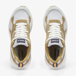 K-WAY Training 3.0 Laces - Sport Shoes - Low Cut - Unisex - Grey Lt-Beige Khaki-White Shop